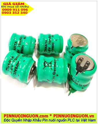 Pin Timer 3.6v 80mAh (3/V80H); Pin sạc nuôi nguồn Timer 3.6v 80mAh (3/V80H)